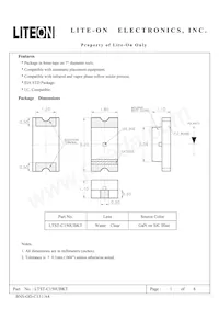 LTST-C150UBKT Datasheet Cover