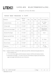 LTST-C191AKT Datasheet Page 3