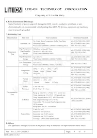LTST-C191EKT Datasheet Page 9