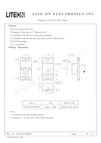 LTST-C230CBKT Datasheet Cover