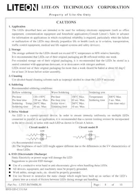 LTST-E670MBL30 Datasheet Page 8
