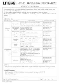 LTST-E670MBL30 Datasheet Pagina 9