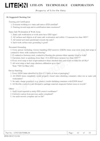 LTST-E670MBL30 Datasheet Pagina 10