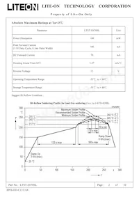 LTST-E670SL Datasheet Page 2