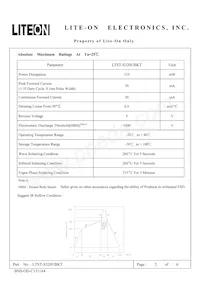 LTST-S320UBKT Datasheet Page 2