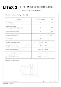 LTST-T670KRKT Datasheet Page 2