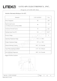 LTST-T670YKT Datasheet Page 2