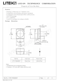 LTST-T680QEKT Datasheet Cover