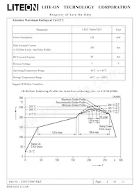 LTST-T680VEKT Datasheet Pagina 2