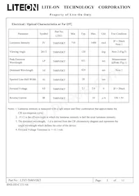 LTST-T680VEKT Datasheet Pagina 3