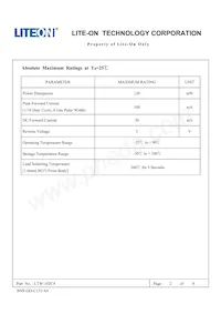 LTW-102C4 Datasheet Pagina 2