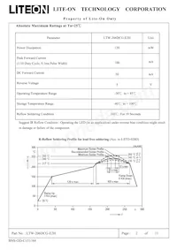 LTW-206DCG-E2H Datasheet Pagina 2