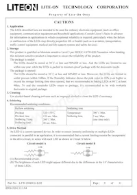 LTW-206DCG-E2H Datasheet Pagina 9