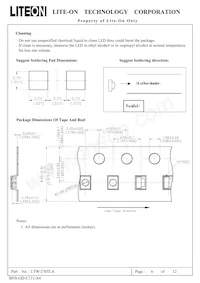 LTW-270TLA Datasheet Pagina 7