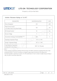 LTW-2E3C4數據表 頁面 2