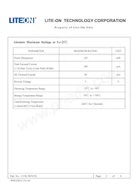 LTW-2H7C5S數據表 頁面 2