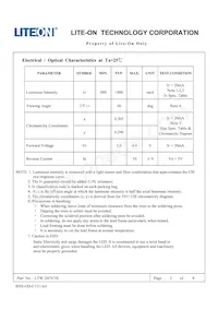 LTW-2H7C5S數據表 頁面 3