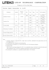 LTW-673DT Datasheet Page 3