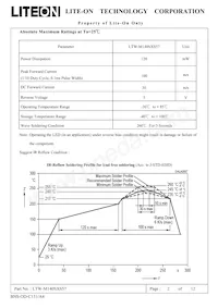 LTW-M140SXS57 Datasheet Pagina 2