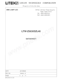LTW-Z5630SZL40數據表 封面