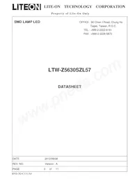 LTW-Z5630SZL57 Datasheet Cover