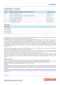 LUW E6SG-BACA-4N7Q-1-Z Datasheet Pagina 16