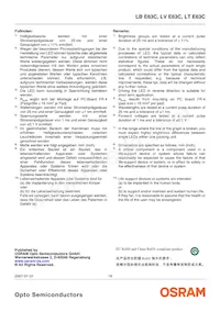 LV E63C-BBDA-35-L-Z Datasheet Page 19