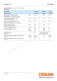 LV W5AM-JYKY-25-Z Datasheet Page 4