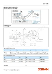 LW T676-N1P2-25-Z數據表 頁面 12