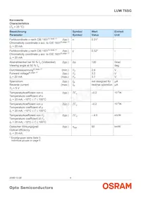 LW T6SG-V1AA-5K8L-Z Datasheet Page 4