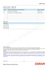 LW T6SG-V1AA-5K8L-Z Datasheet Page 16