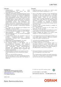 LW T6SG-V1AA-5K8L-Z Datasheet Page 17