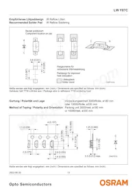 LW Y87C-T1U1-3C5D Datasheet Pagina 13