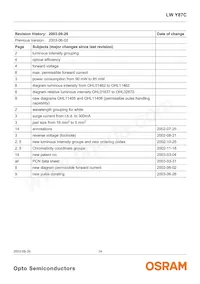 LW Y87C-T1U1-3C5D Datasheet Pagina 14