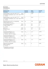 LW Y87S-N1Q2-3K8L-0-10-R18-Z Datasheet Page 4