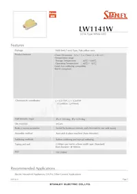 LW1141W-C11-TR Datasheet Cover