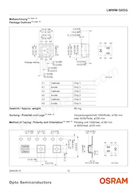 LWWWG6SG-BBCB-5K8L-0-30-R18-Z Datasheet Page 12