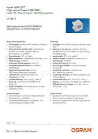 LY A675-S1U2-26-0-30-R33-Z Datasheet Cover