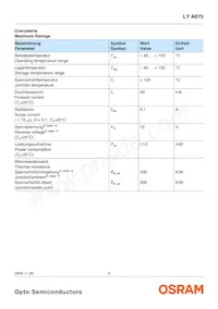 LY A675-S1U2-26-0-30-R33-Z Datasheet Pagina 3