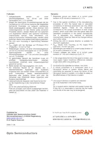 LY A675-S1U2-26-0-30-R33-Z Datasheet Pagina 15