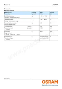 LY CP7P-JRJT-36-0-350-R18 Datasheet Pagina 3