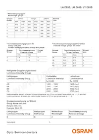 LY E65B-ABCA-26-1 Datasheet Pagina 5