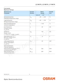 LY M47K-J1K2-26-Z Datasheet Pagina 3