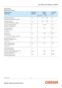 LY T67K-K2M1-26 Datasheet Pagina 3