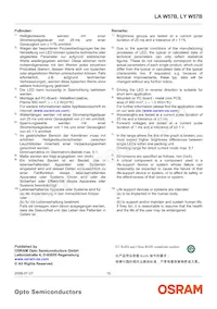 LY W57B-FYGY-26-Z Datasheet Pagina 15