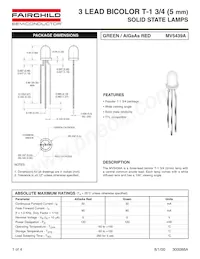 MV5439A Datasheet Cover