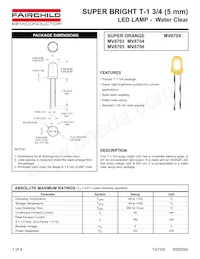 MV8705 Datasheet Cover