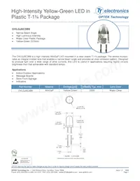 OVLGJ0C3B9 Datenblatt Cover