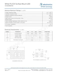 OVSAWBCR4 Datasheet Pagina 2