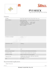 PY1105CK-TR Datenblatt Cover